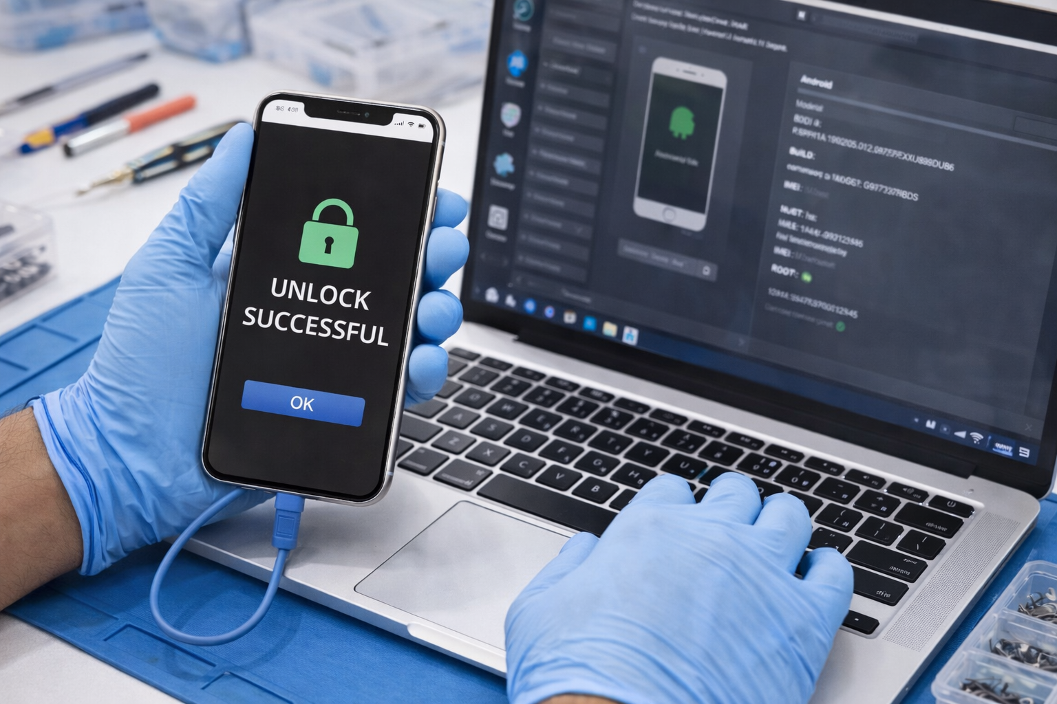 Phone unlock service